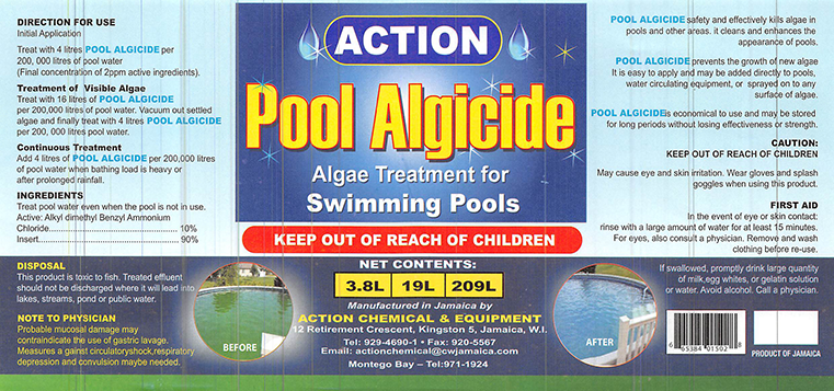 pool algicide